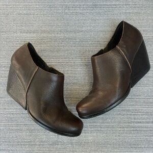 KORK-EASE Holmes Leather Ankle Boot Brown Size 10